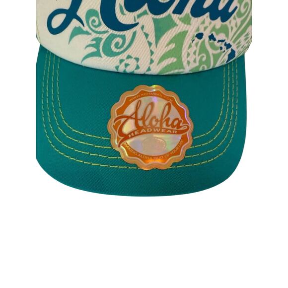 Aloha Headwear NWT Adjustable Snap Back Hat Aloha Hawaii Beach Packable Travel - Picture 5 of 9